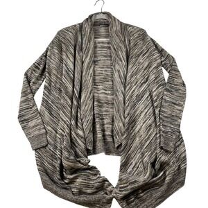 Moda International Cardigan Womens XS Cotton Cashmere‎ Waterfall Open Front